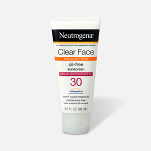 Neutrogena Clear Face Liquid Sunscreen Lotion SPF 30 - 3 fl oz.