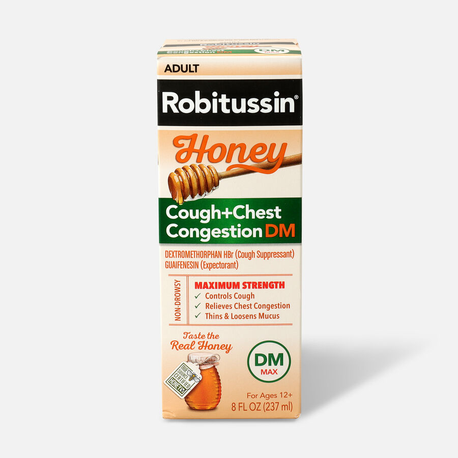 Robitussin Honey Cough and Congestion DM, Maximum Strength, 8 fl oz