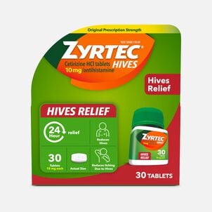 Zyrtec Hives Itch Relief 10 MG Tablets, 30 ct.