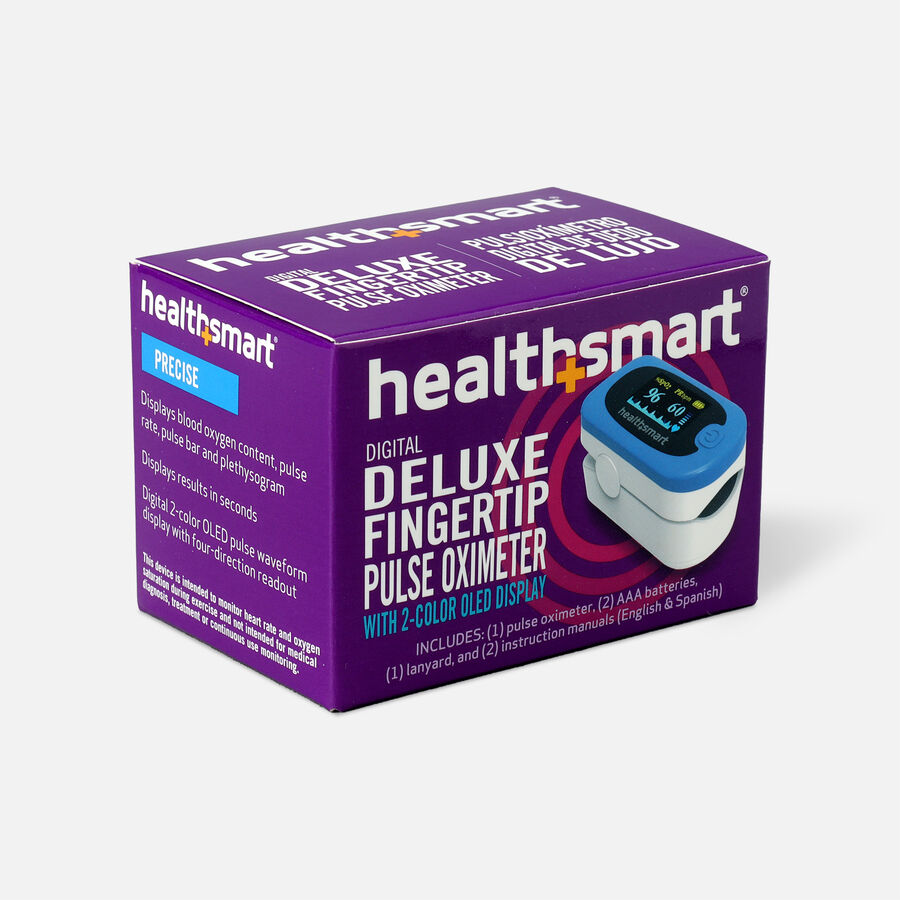 HealthSmart Pulse Oximeter Deluxe with 2-Color Display, , large image number 3