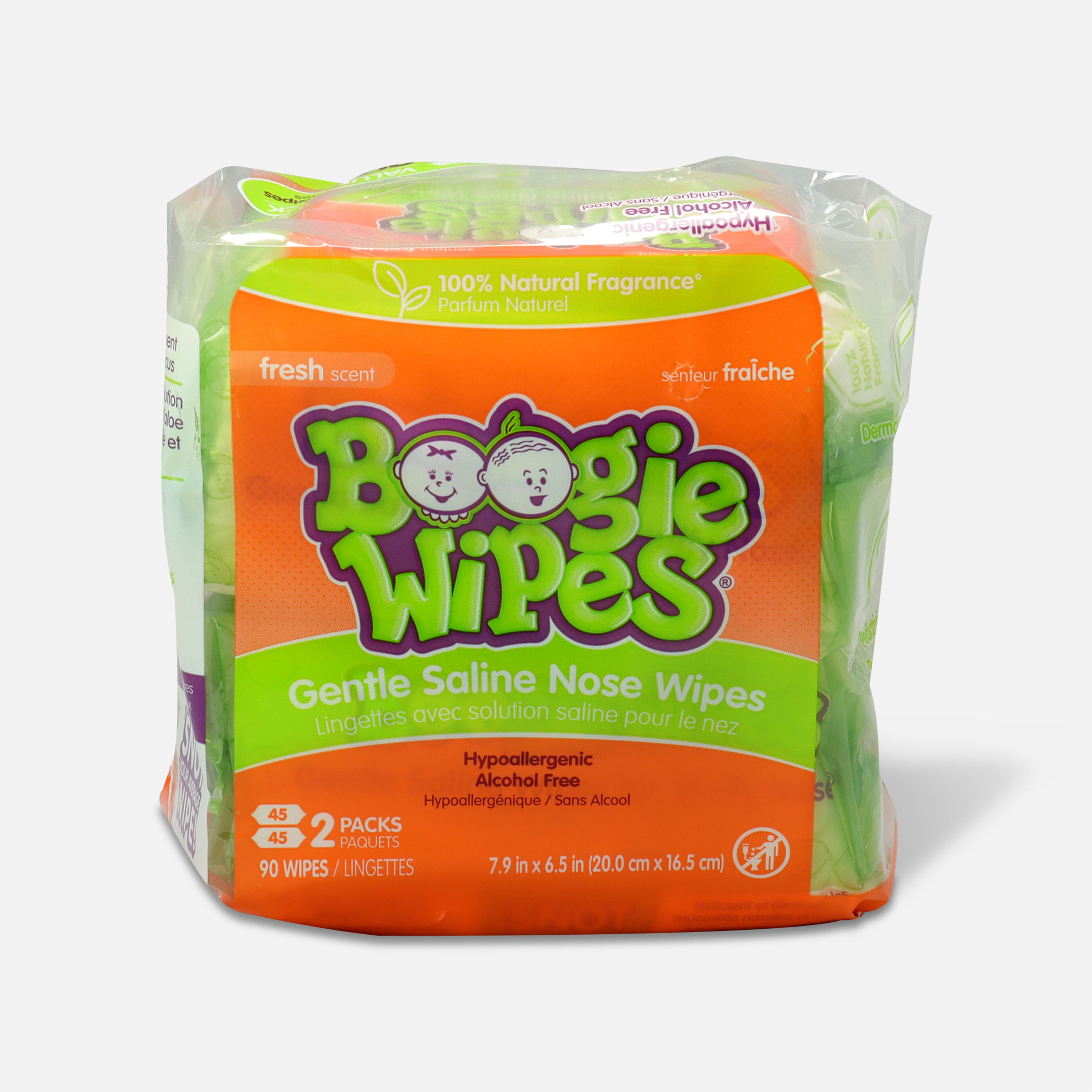 Boogie Wipes Saline Nose Wipes