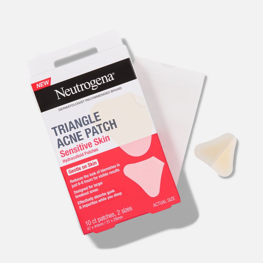Neutrogena Sensitive Skin Acne Patch Triangles, 10 ct, , large image number 2