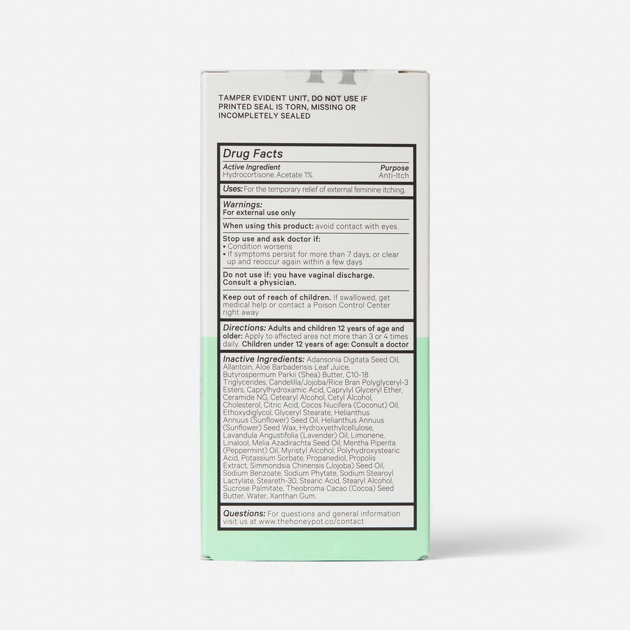 The Honey Pot Anti-Itch Vulva Cream with 1% Hydrocortisone, , large image number 1