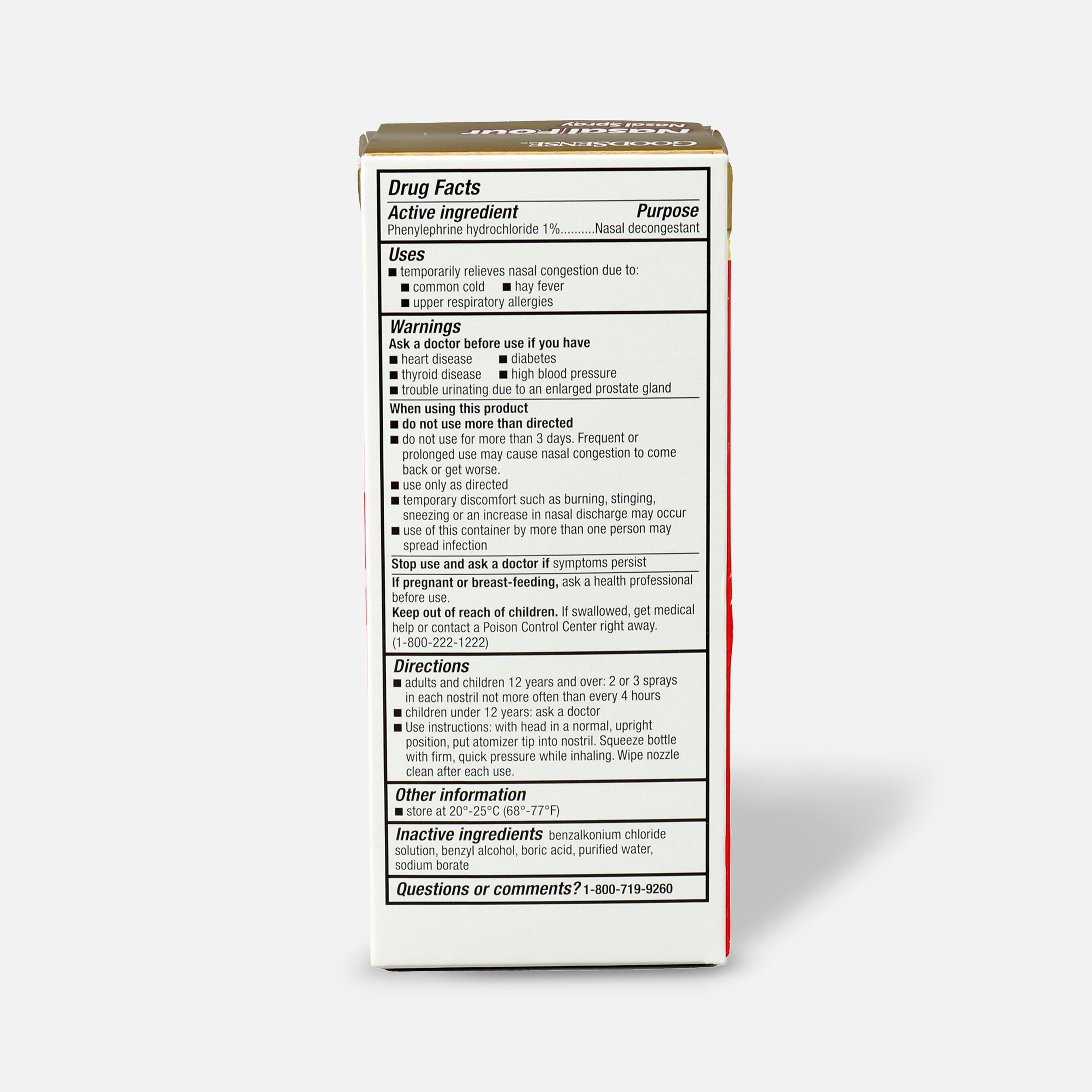 FSA Eligible GoodSense® Nasal Four Nasal Spray, 1 fl oz. FSA Store