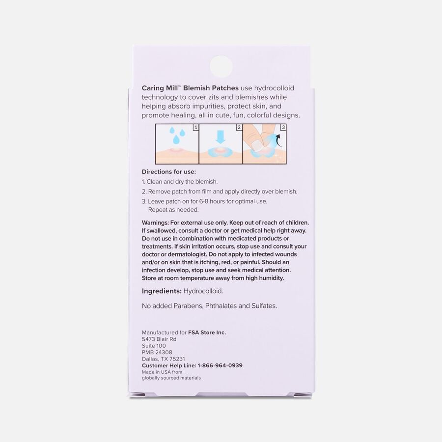 Caring Mill&trade; Colors & Shapes Acne Patch, 36 ct., , large image number 1