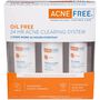 AcneFree Oil Free 24 HR Acne Clearing System, 3 Piece Kit, , large image number 0