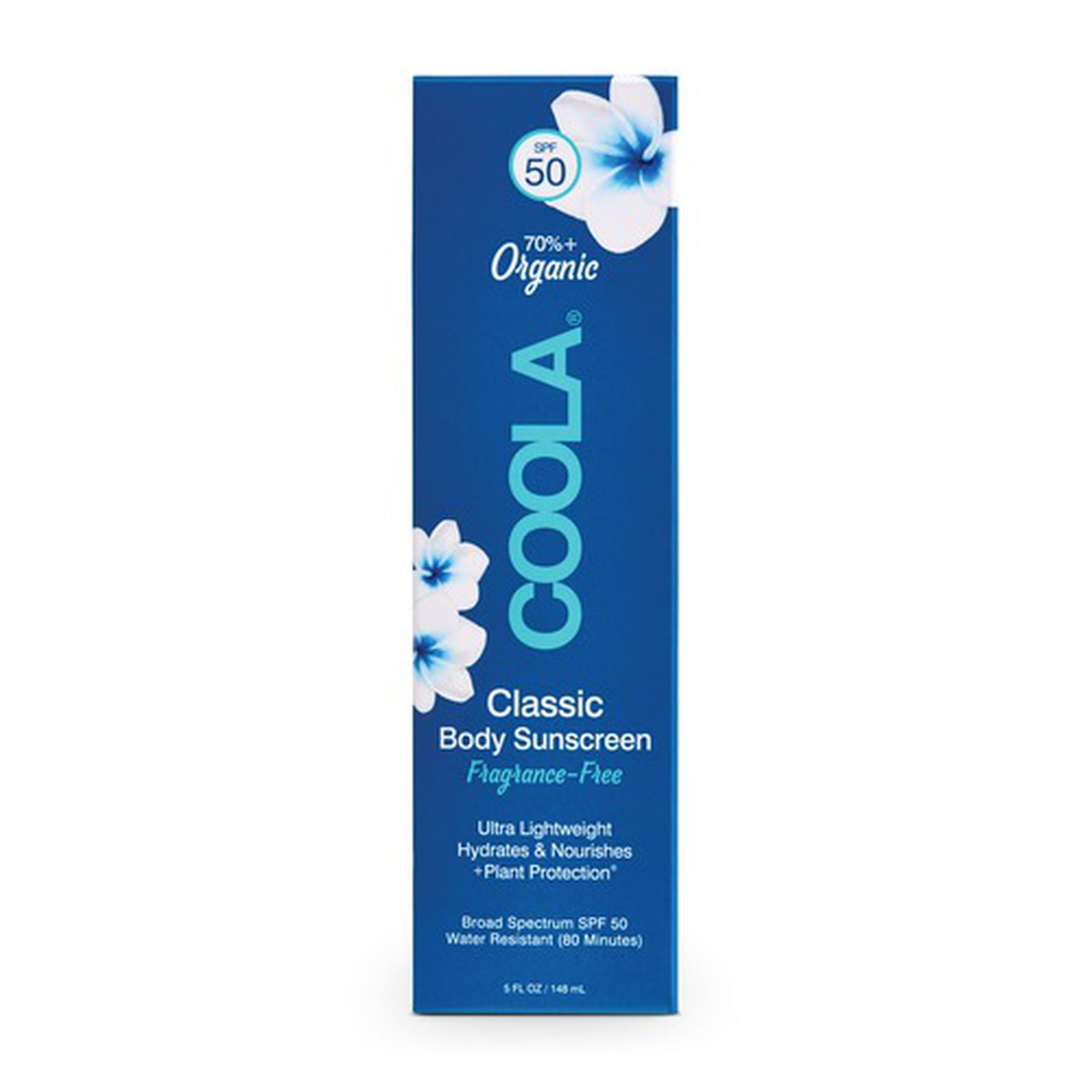 Coola Classic Body Organic Sunscreen Lotion SPF 50 FragranceFree 5oz.