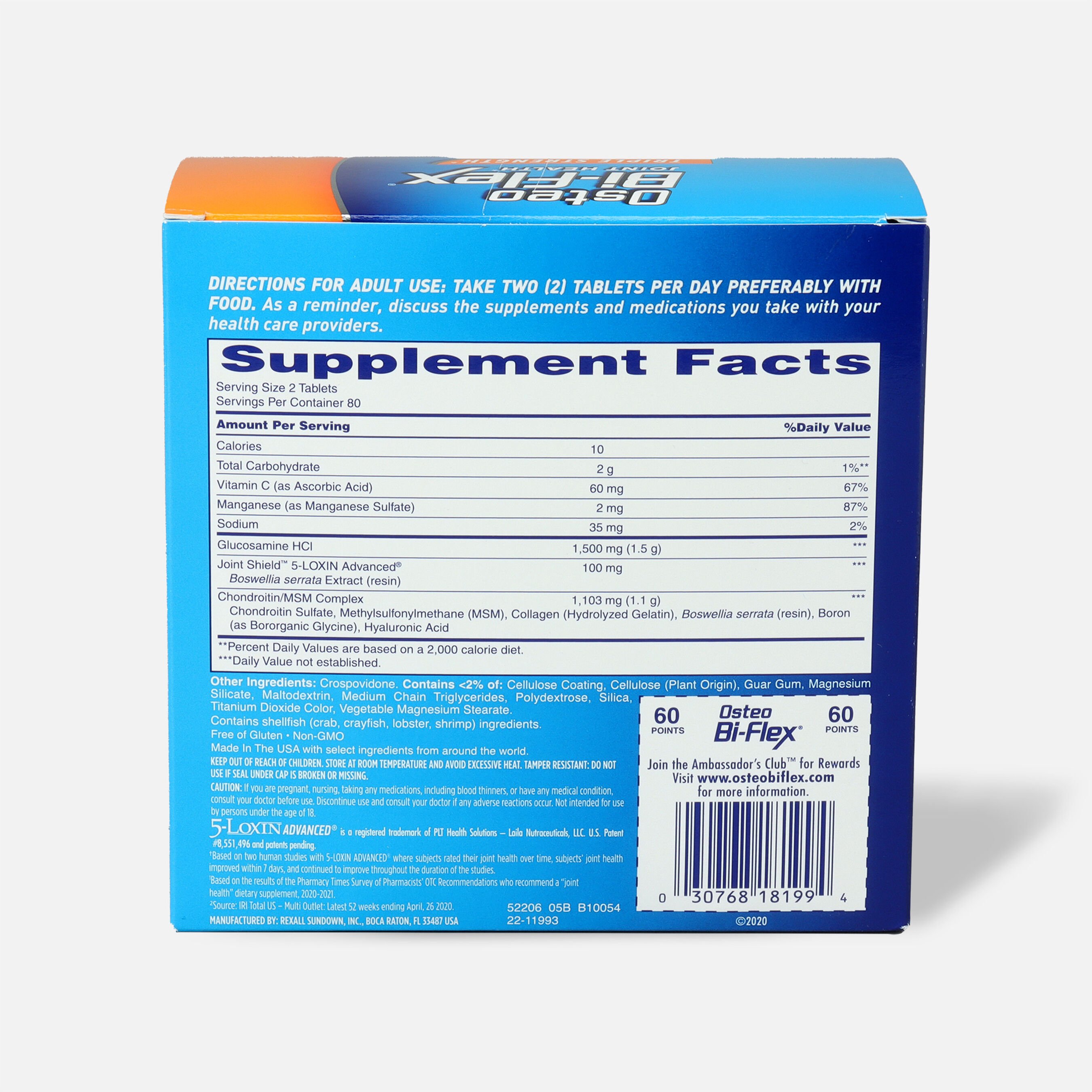 FSA Eligible Osteo BiFlex Glucosamine Chondroitin with Joint Shield