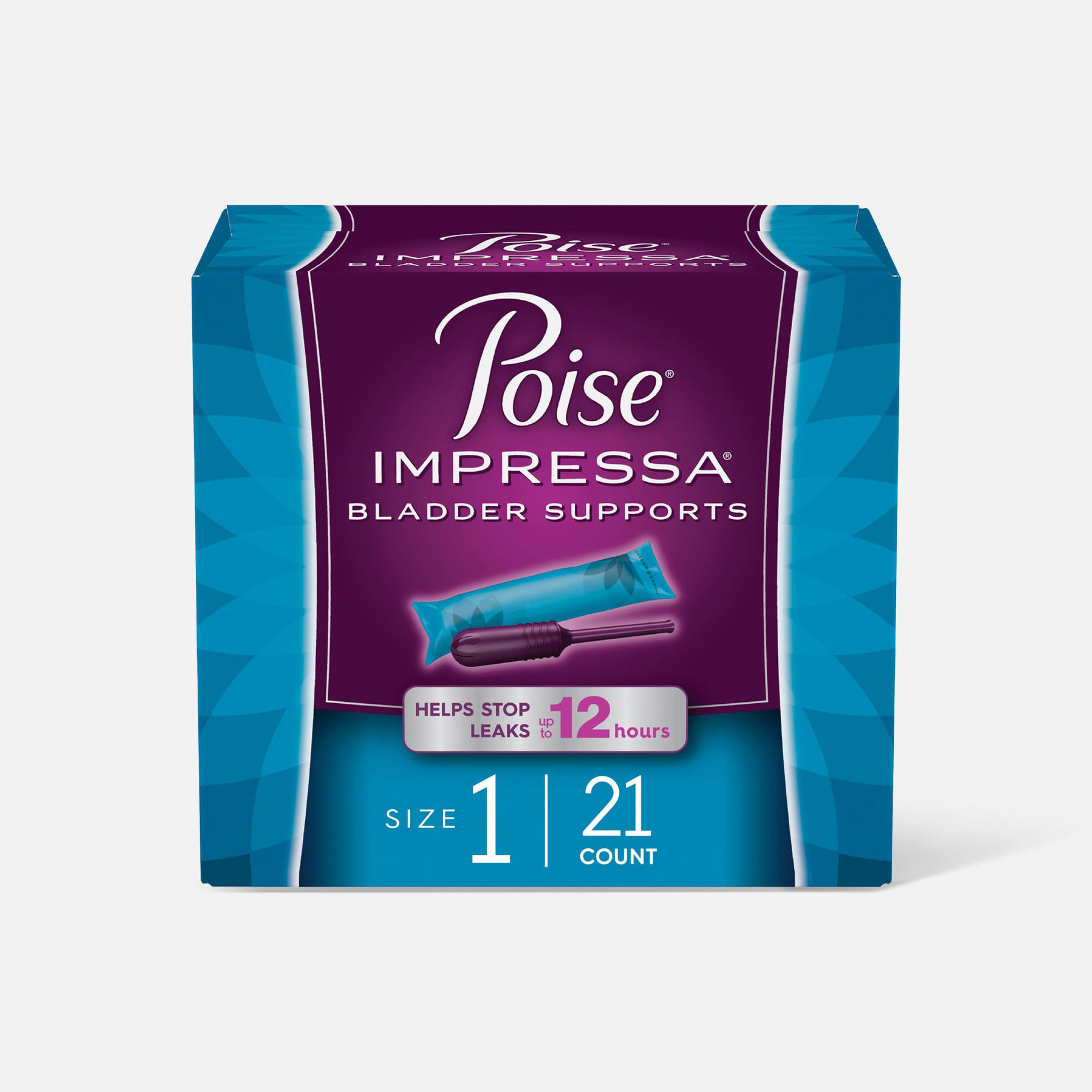 FSA Eligible Poise Impressa Bladder Supports for Women, 21 ct. FSA Store