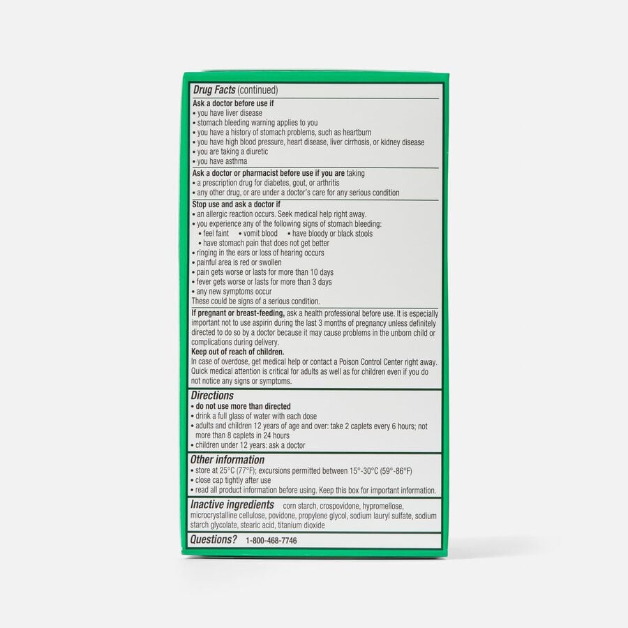 Excedrin Extra Strength Caplets, 100 ct., , large image number 1
