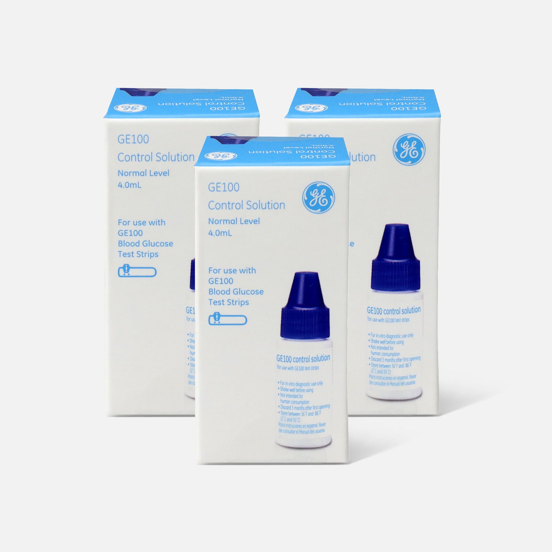 FSA Eligible GE100 NORMAL CONTROL SOLUTION (3Pack) FSA Store