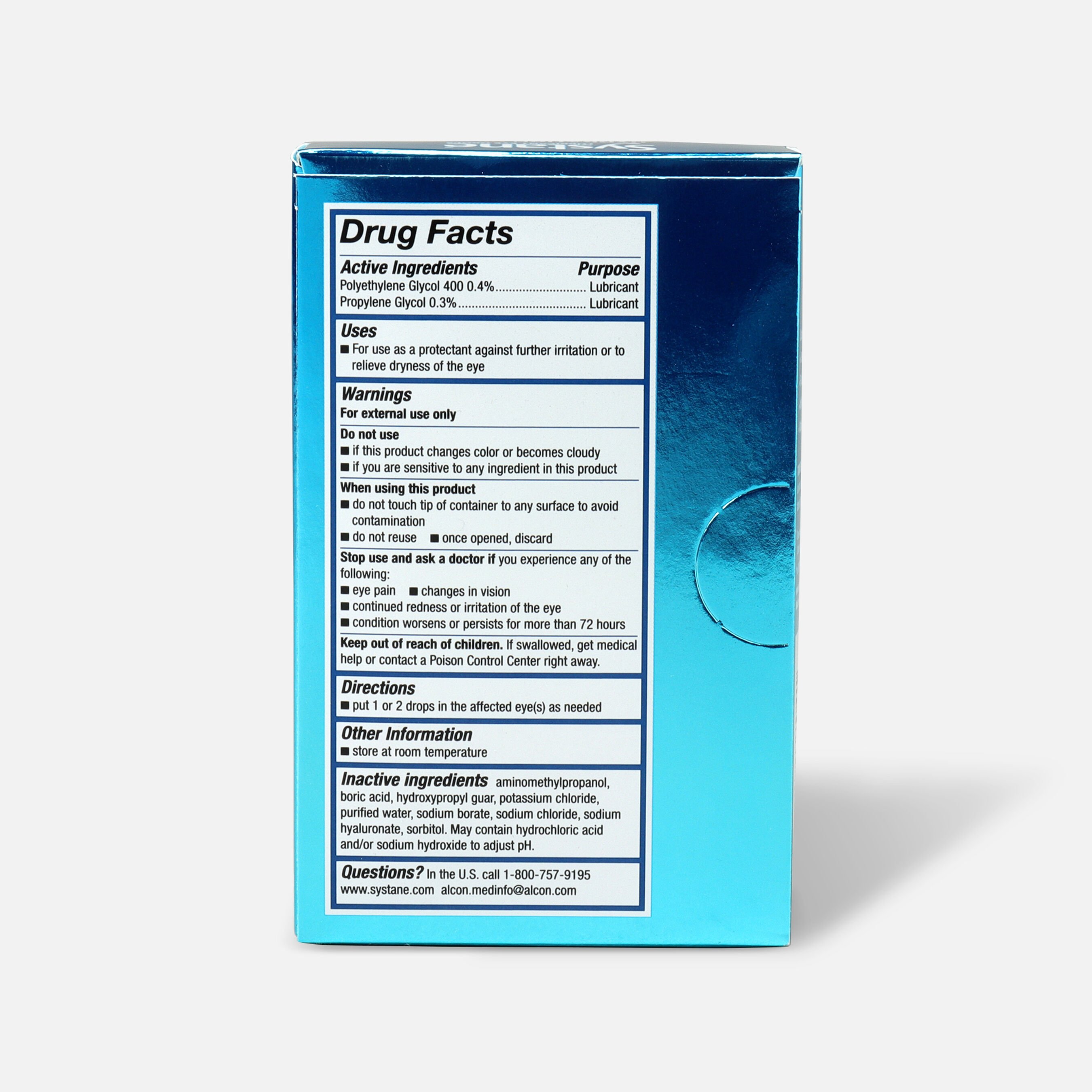 FSA Eligible Systane Hydration Preservative Free Eye Drops, 30 ct