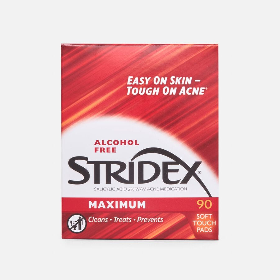 Stridex Medicated Pads Maximum, 90 ct., , large image number 0
