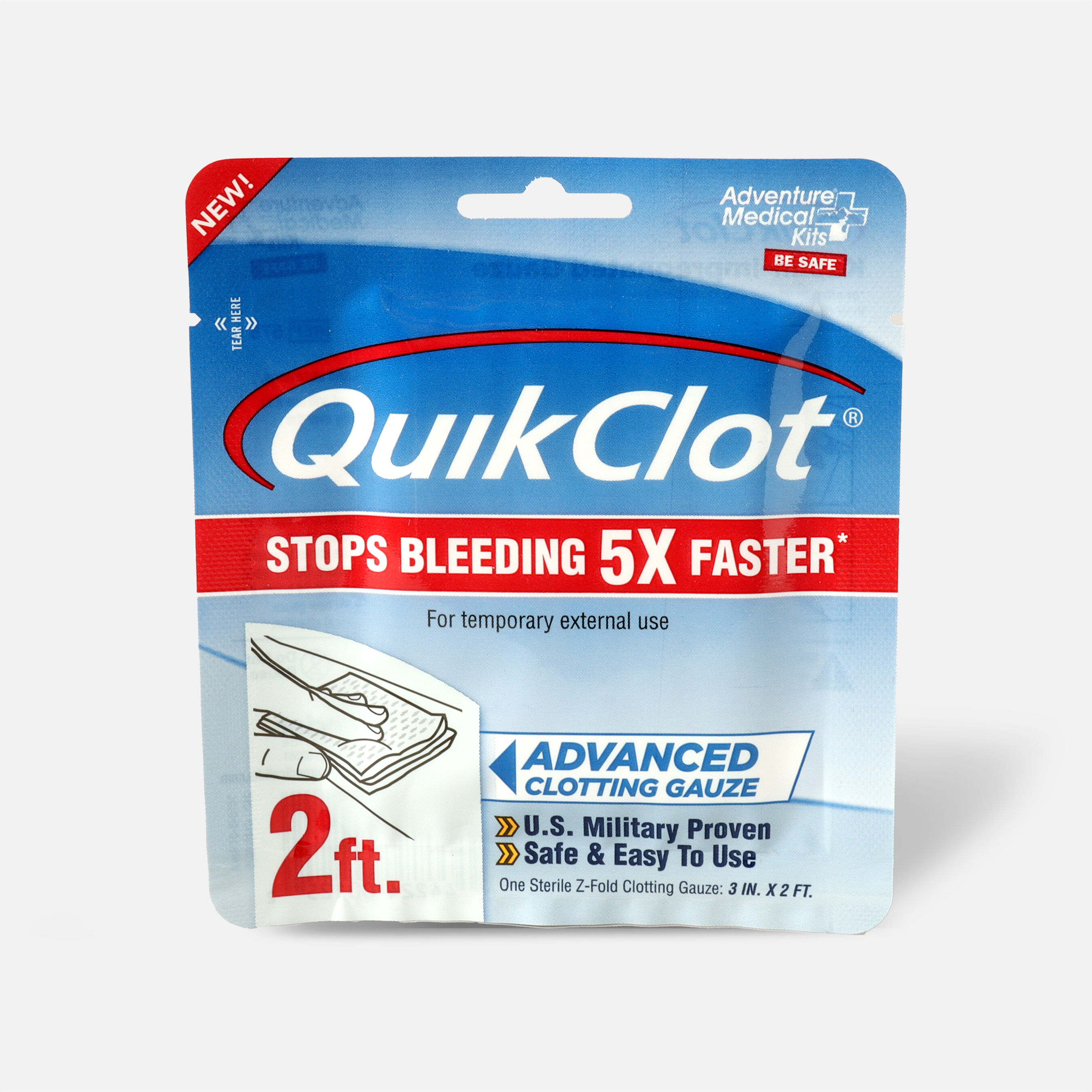 QuikClot Gauze 3" x 2'