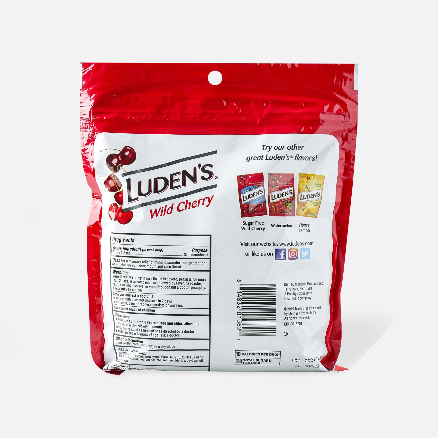 FSA Eligible Luden's Wild Cherry Throat Drops, 90 ct. FSA Store