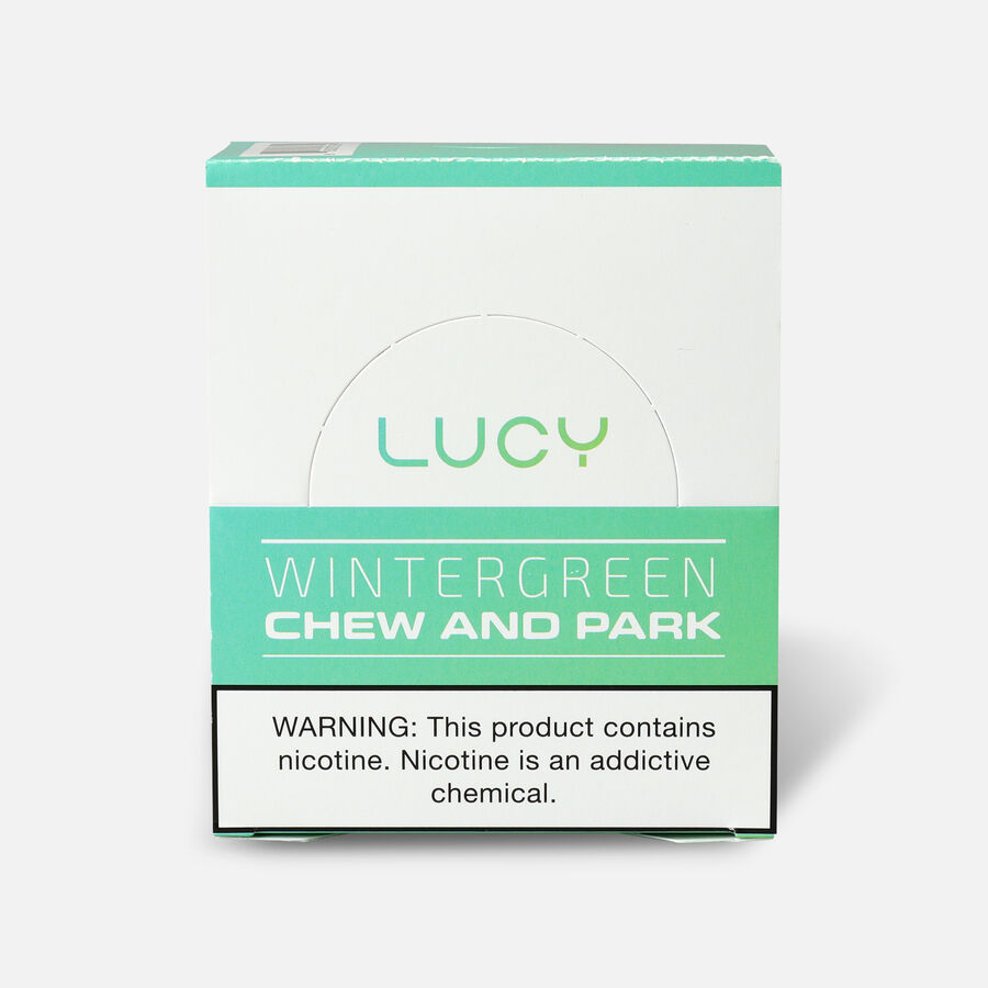 Lucy Chew and Park Nicotine Gum, Wintergreen, 4 mg, 100 ct., , large image number 0