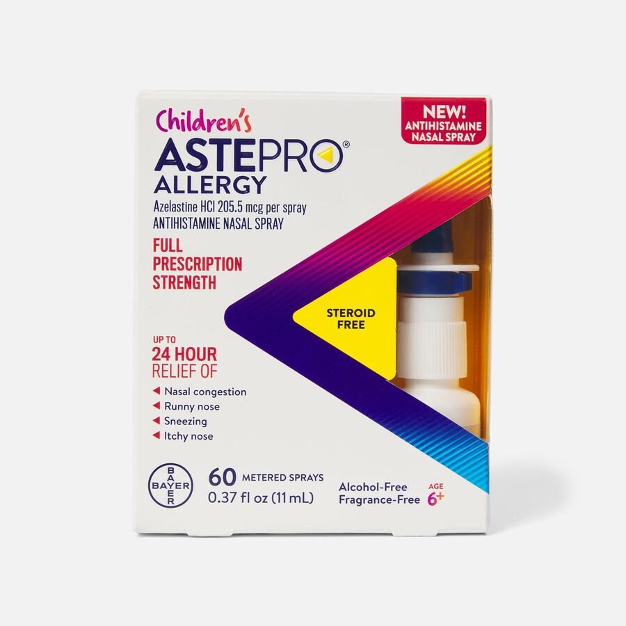 Children's Astepro®Allergy Nasal Spray, 24-hour Allergy Relief, Steroid-Free Antihistamine, 60 Metered Sprays, , large image number 0