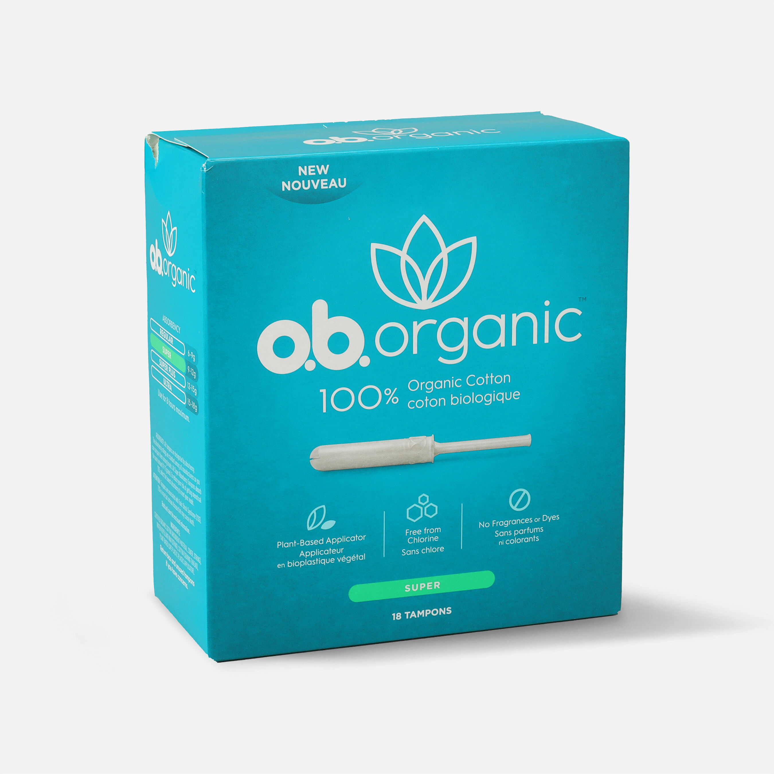 o.b. Organic Tampon with Applicator 18ct