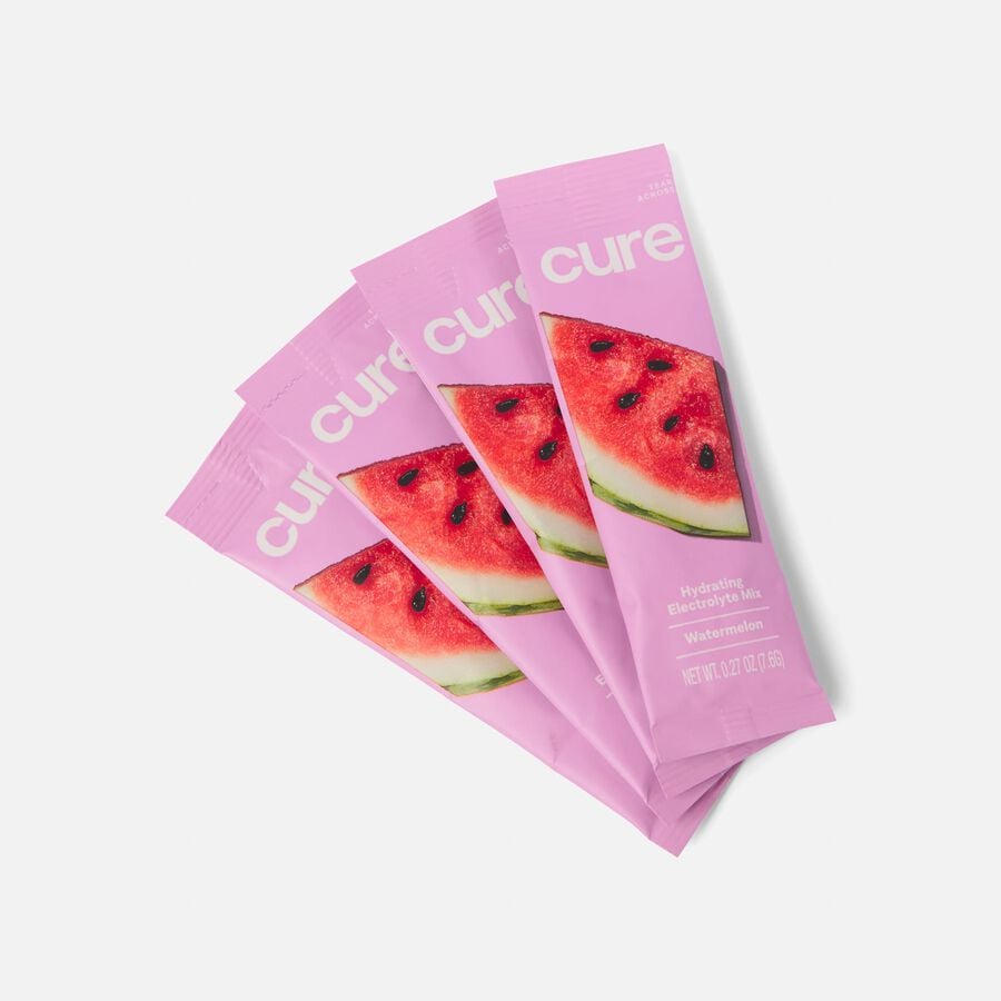 Cure Hydrating Watermelon Electrolyte Mix, 14 ct. Pouch (2-Pack), , large image number 2