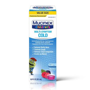 Mucinex Children's Multi-Symptom Liquid Cold, Very Berry, 4 oz.