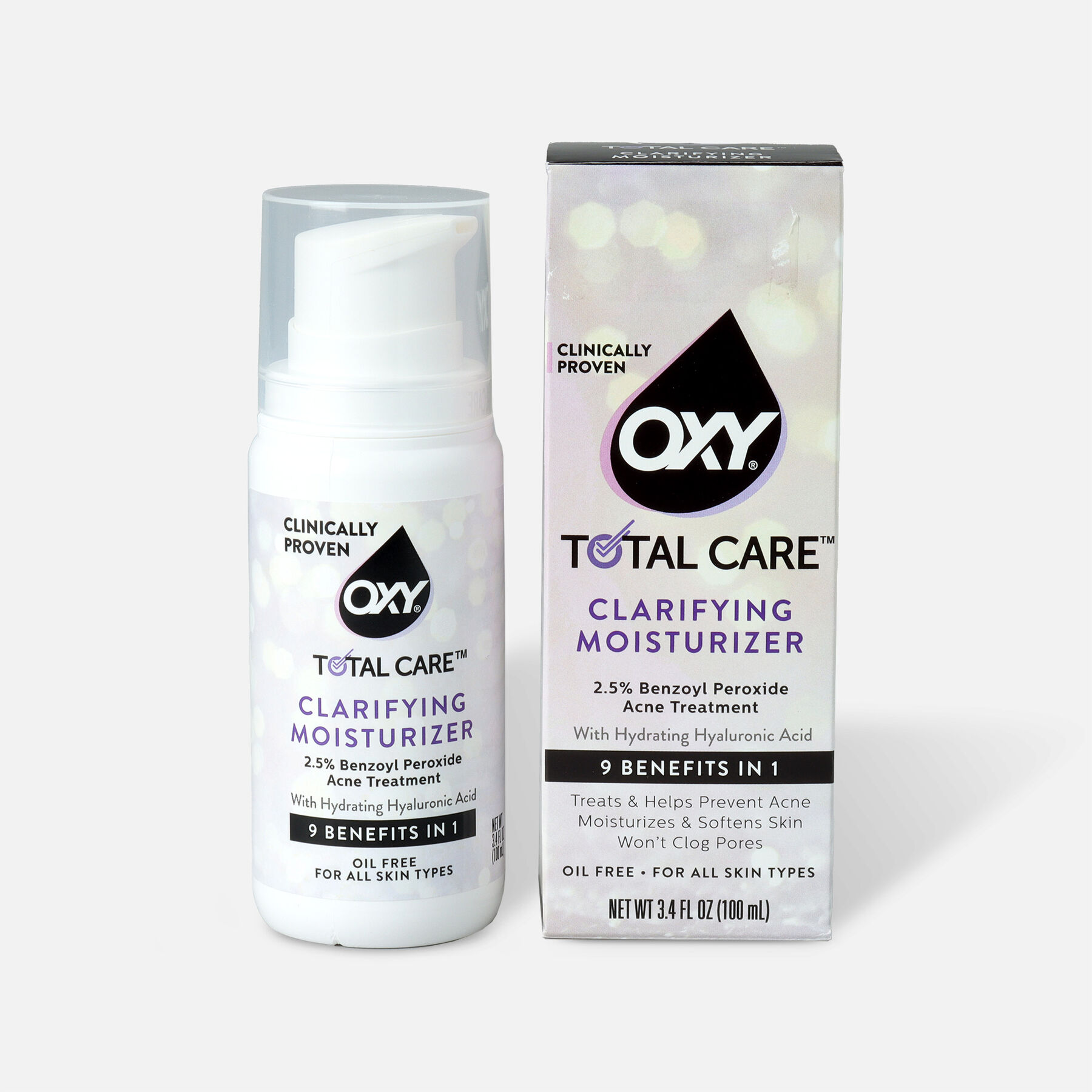 OXY Total Care Clarifying Daily Facial Moisturizer 3.4oz
