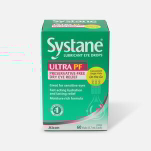 Systane Ultra Preservative Free Lubricant Eye Drops, 60 ct.