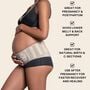 What Waist Maternity Wrap Lite Band, Oat, , large image number 1