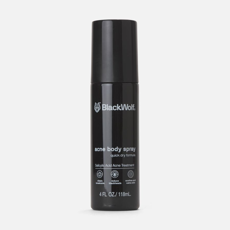 FSA Eligible Black Wolf Acne Body Spray, 4 fl. oz. FSA Store