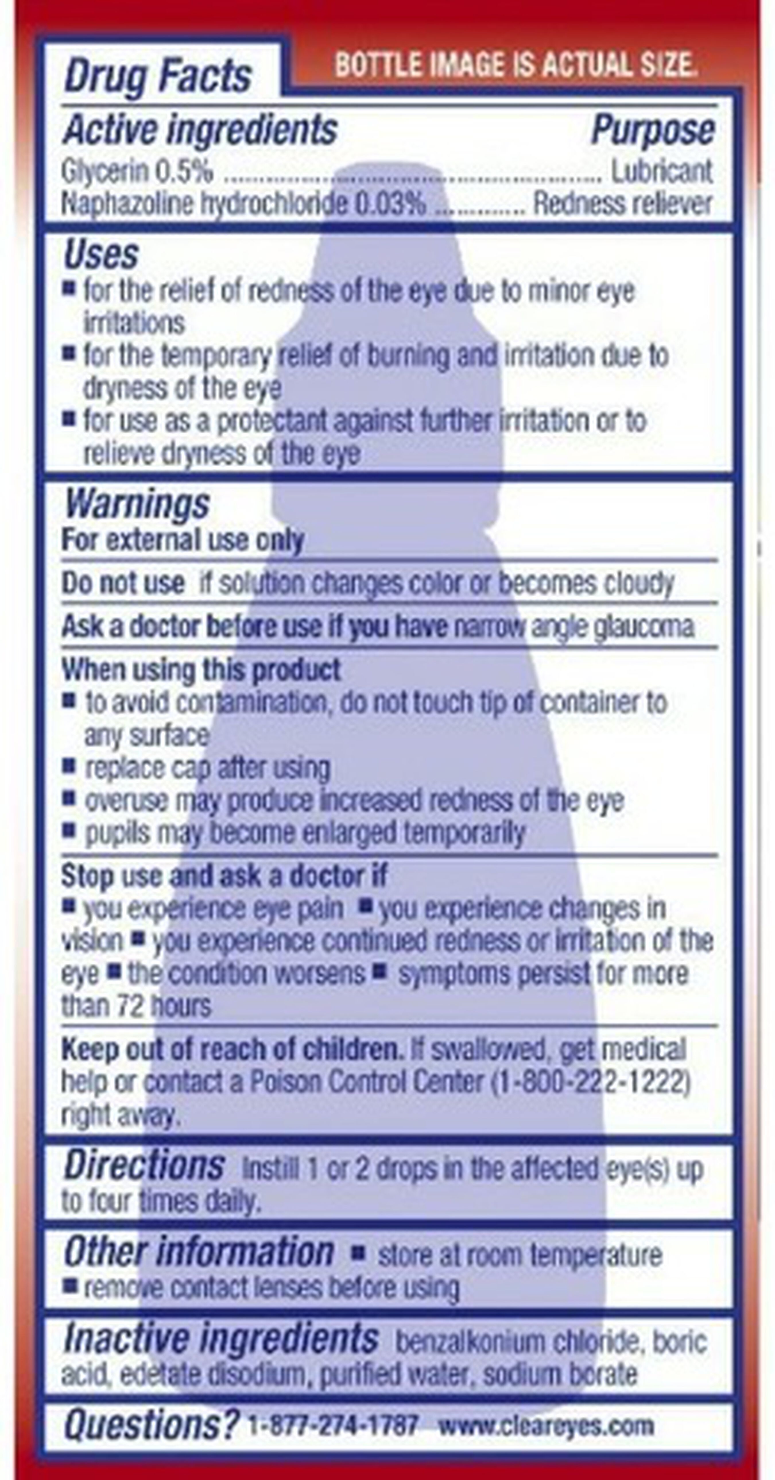 Clear Eyes Maximum Itchy Eye Relief, .5 oz