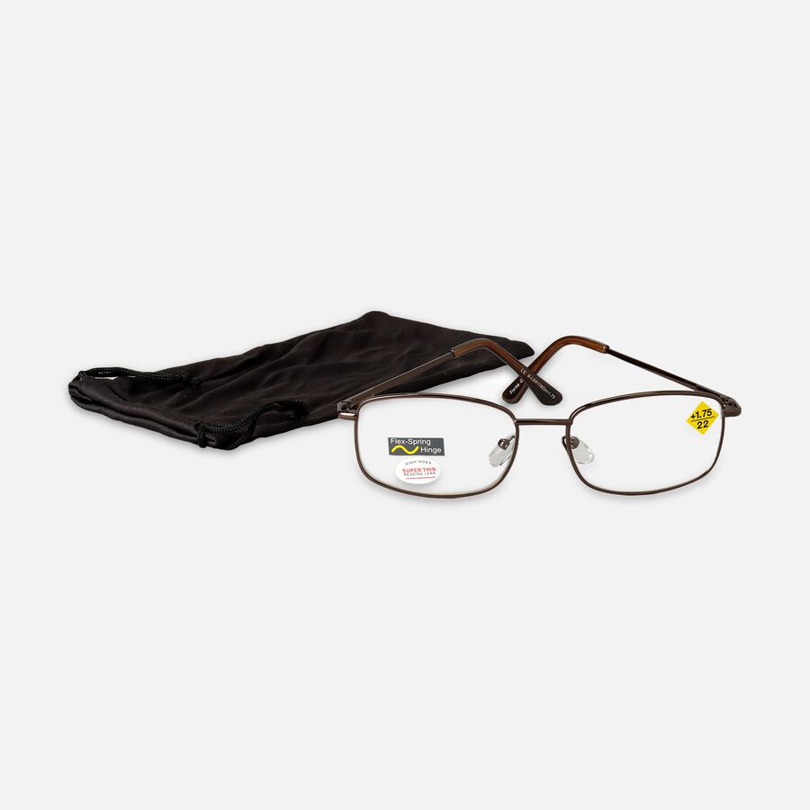 Today's Optical Black Chrome Reading Glasses, +2.25, , large image number 1
