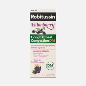 Robitussin&reg; Maximum Strength Elderberry Cough + Chest Congestion DM, 8 fl. oz.