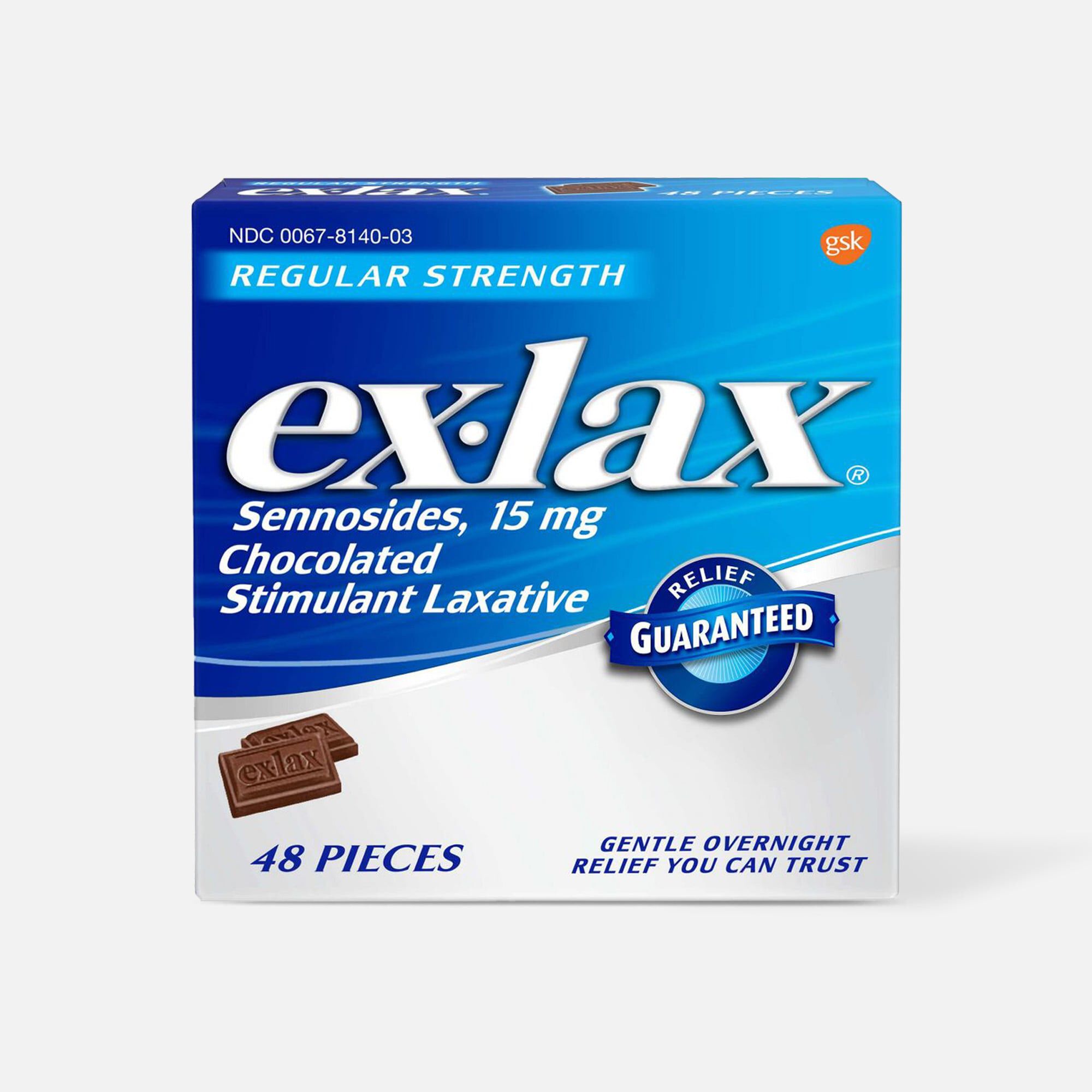 Ex-Lax Regular Strength Sennosides, 15 mg, Stimulant Laxative