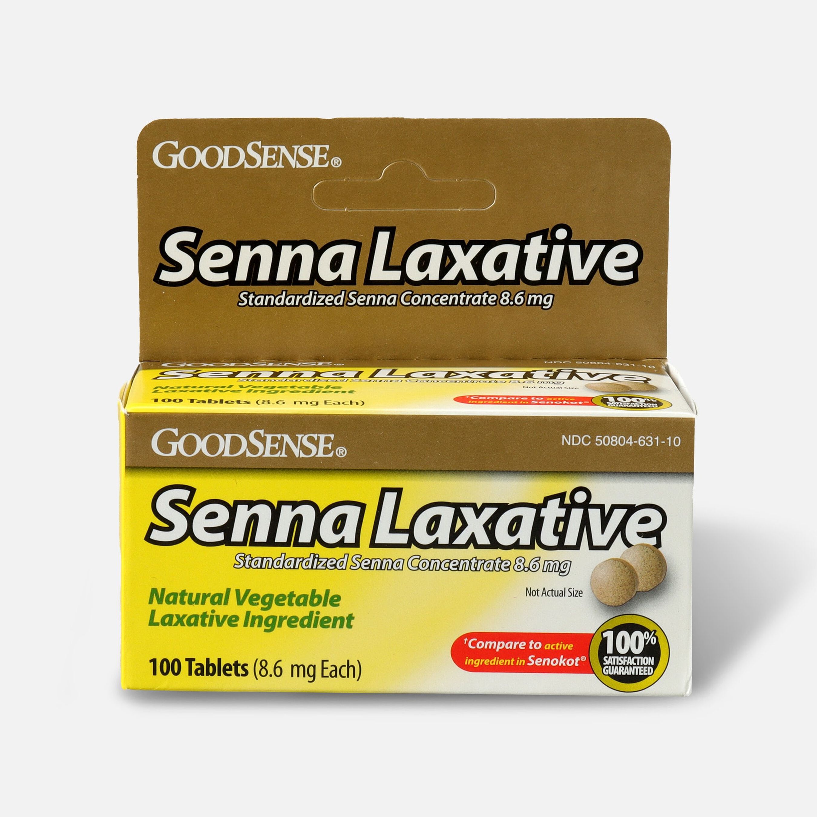 GoodSense® Senna Laxative Standardized Senna Concentrate Tablets, 100 ct