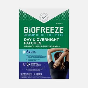 Biofreeze Day & Overnight Pain Relief Patches, 9 ct.