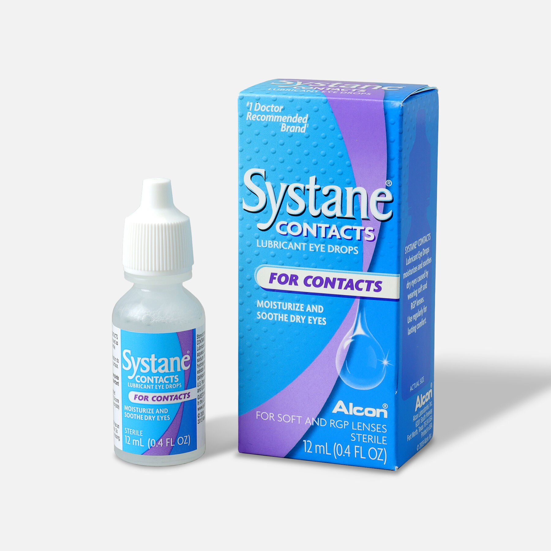 Eye Drops Compatible With Contact Lenses Systane Soothing Eye Drops for Contacts - 12ml