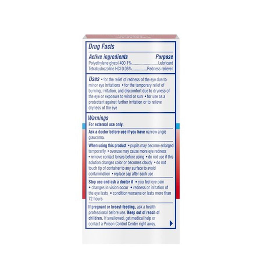 Visine Red Eye Hydrating Comfort Lubricating Eye Drops, .5 fl oz., , large image number 7
