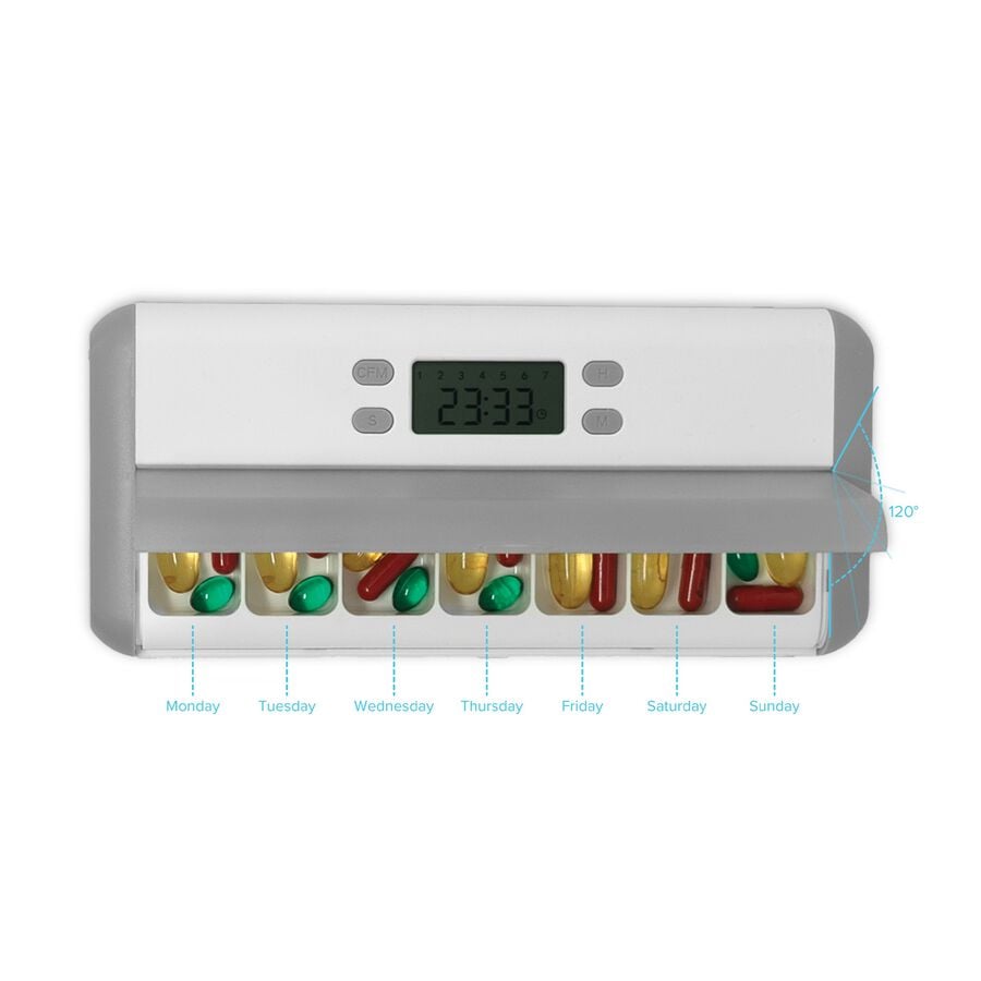 Caring Mill™ Smart Pill Dispenser with Alarm, , large image number 1