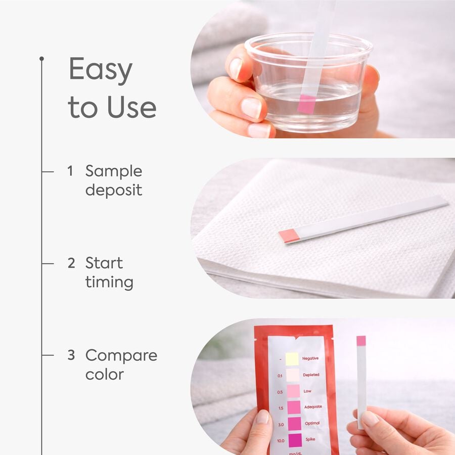 Diagnox Nitric Oxide Saliva Test Strips, At-Home Test for Wellness, Cardiovascular, and Men's Health, 30 ct., , large image number 5