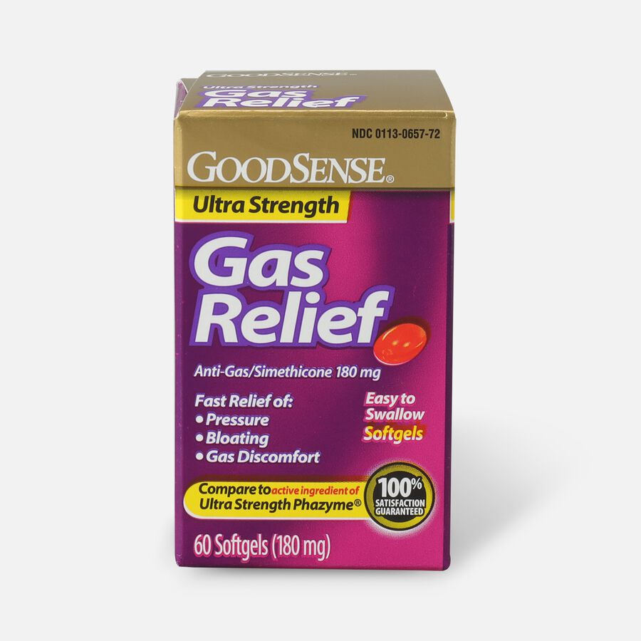 GoodSense® Gas Relief Ultra Strength Simethicone 180 mg Softgels, 60 ct., , large image number 0