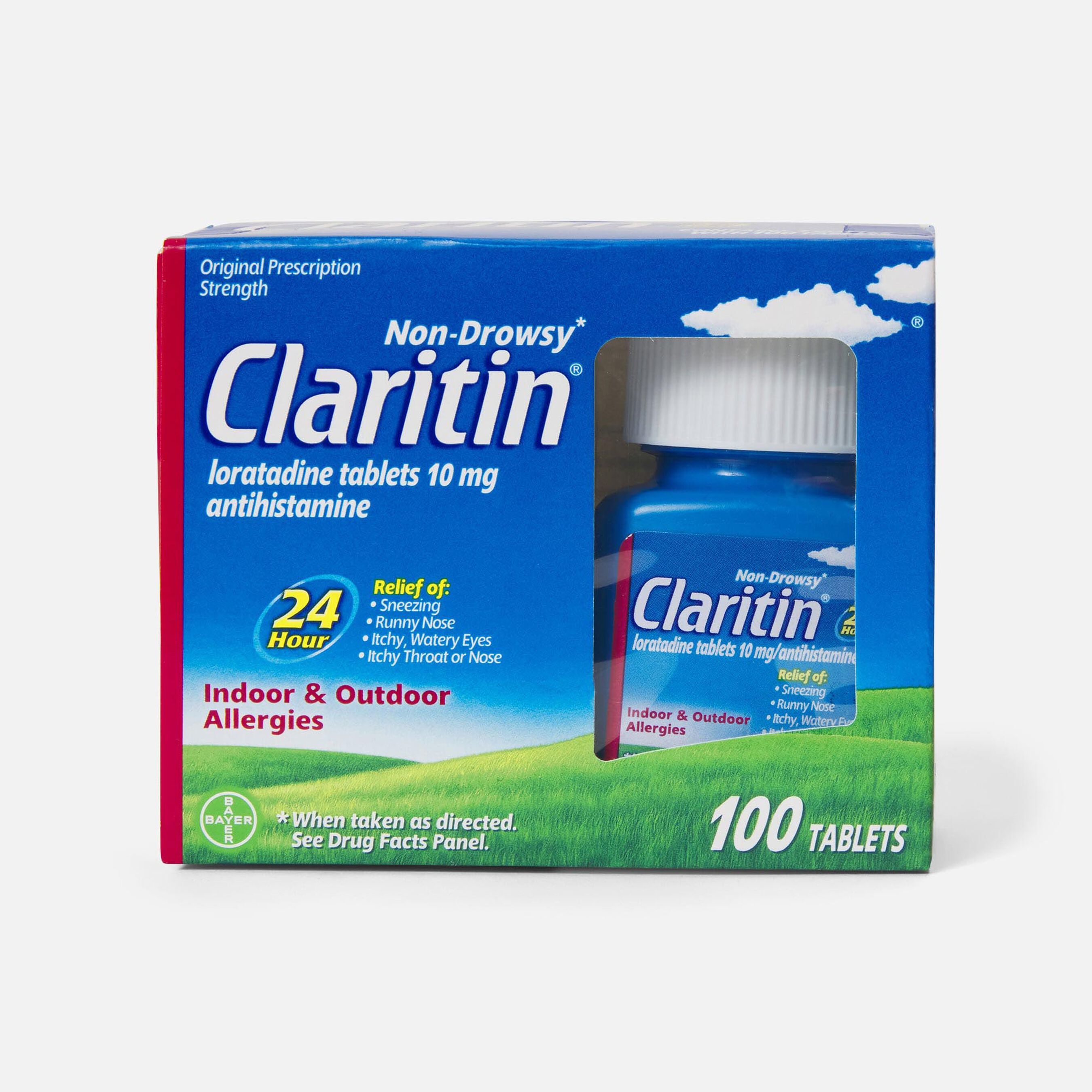 FSA Eligible Claritin 24 Hour Allergy Medicine Non Drowsy Prescription