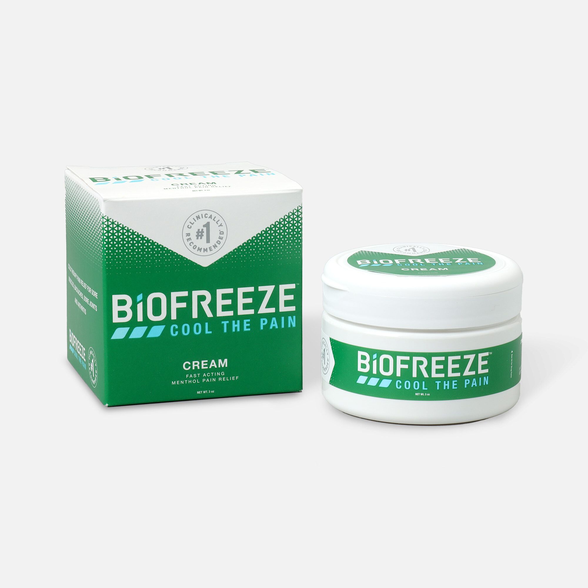 Biofreeze® Pain Relief Cream, 3 oz. Jar by Biofreeze | FSA Store