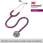 Littmann Classic III Stethoscope, Plum Tube with Standard Finish, 27", Plum, large image number 1
