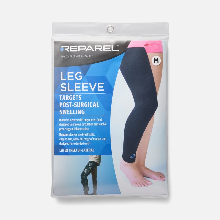 Reparel Leg Sleeve, Black, , large image number 1