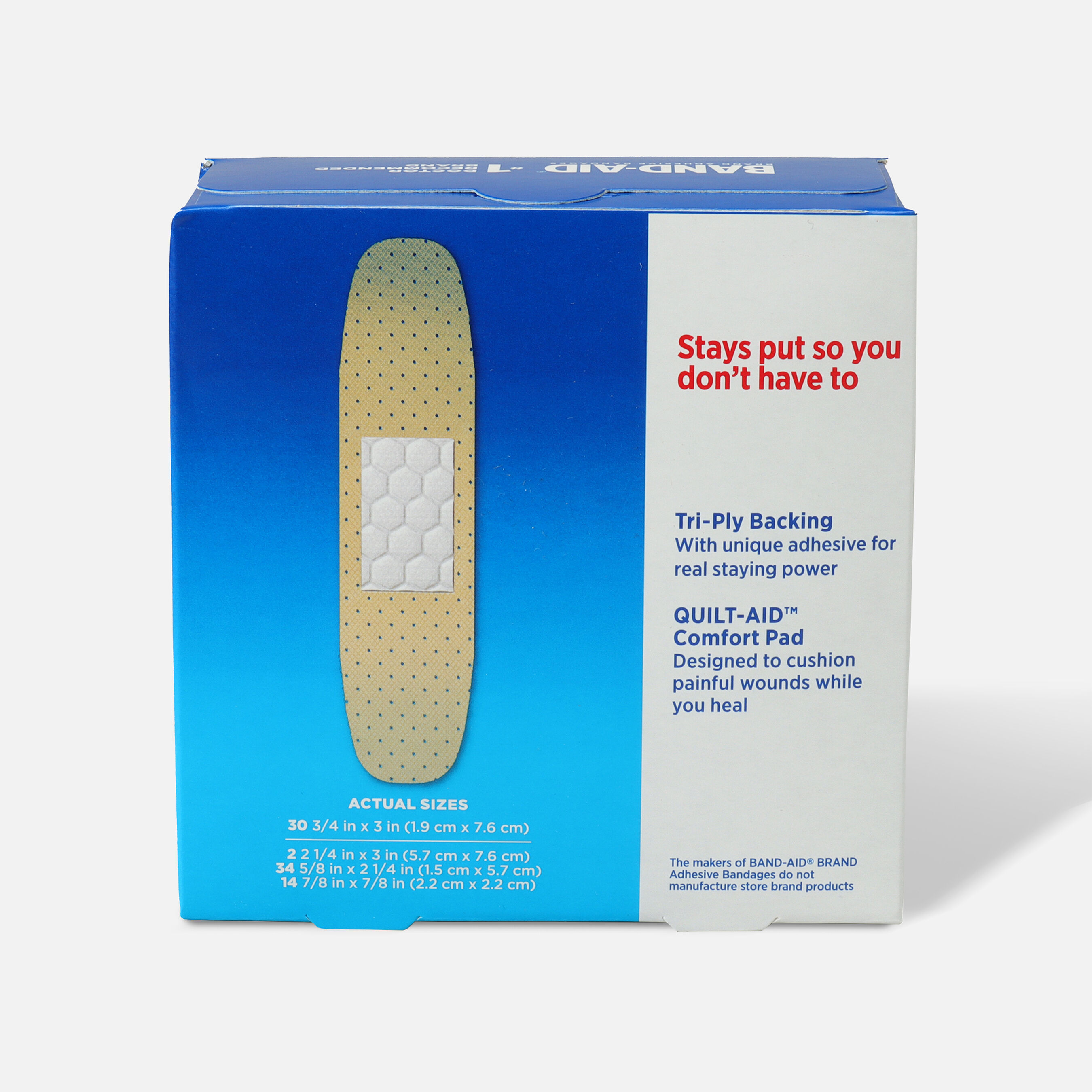 BandAid Sheer Adhesive Bandages, Assorted, 80 ct.