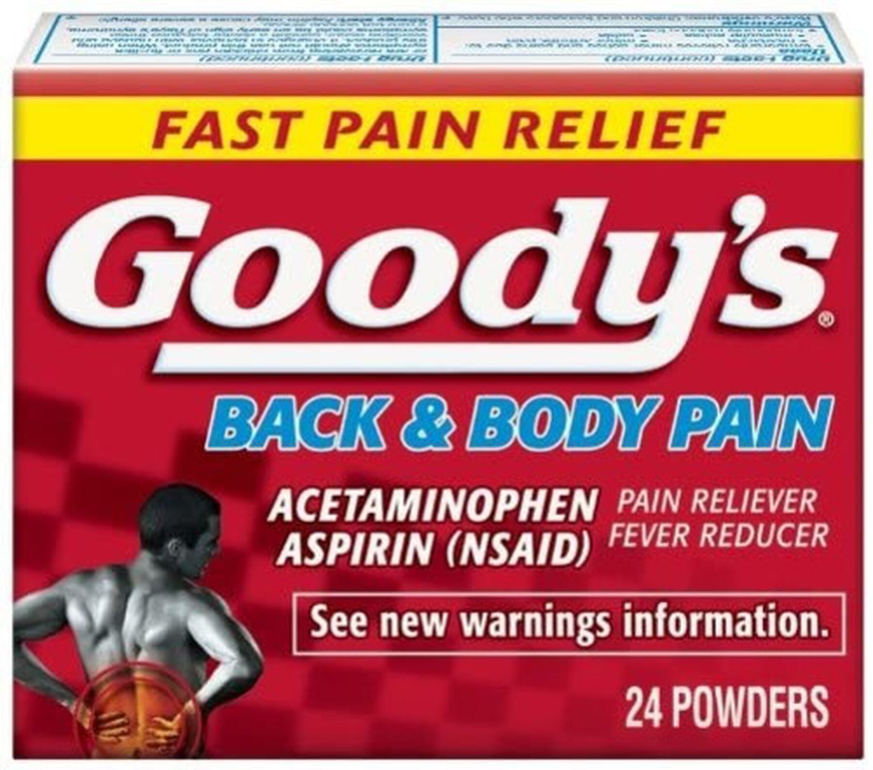 Goody's Back and Body Pain Acetominophen / Aspirin Tablets, 24 ct.