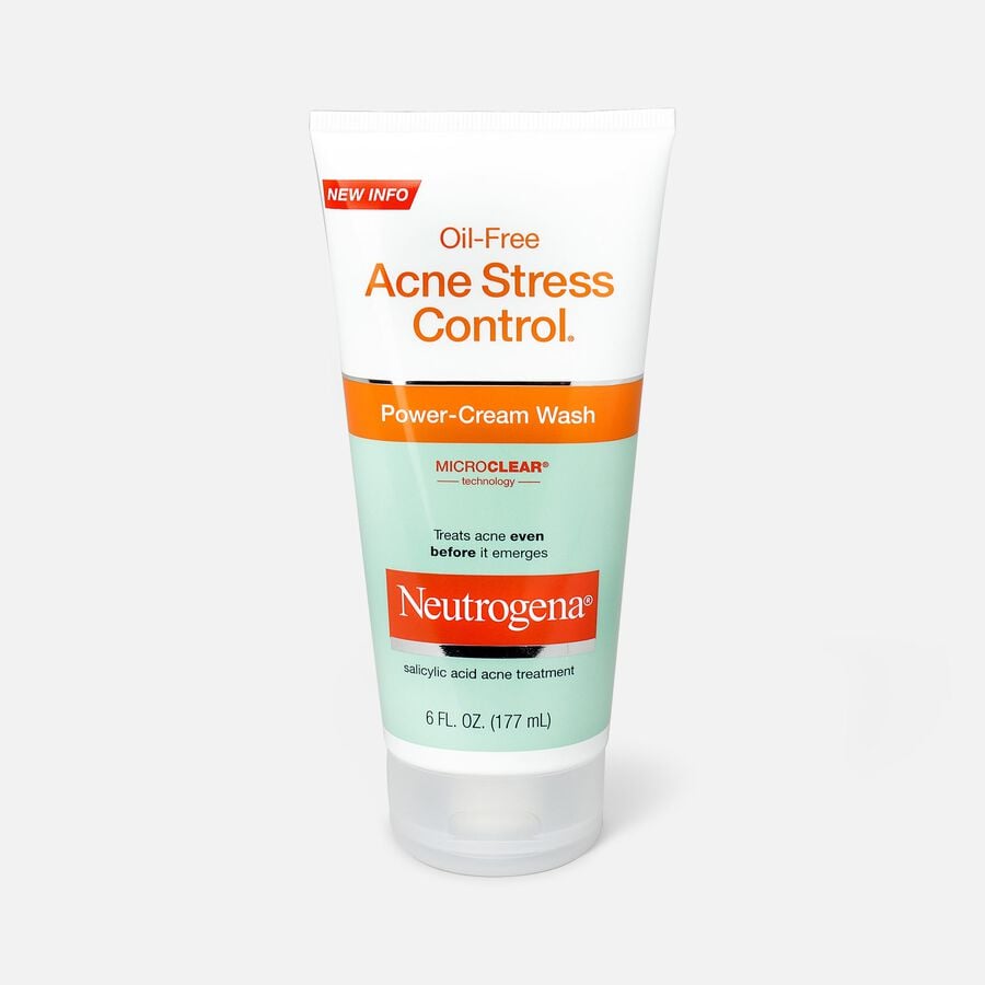Neutrogena Acne Stress Control Power-Cream Wash, 6 oz., , large image number 0