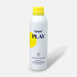 Supergoop! PLAY Antioxidant Body Mist SPF 50 with Vitamin C, 6 oz.