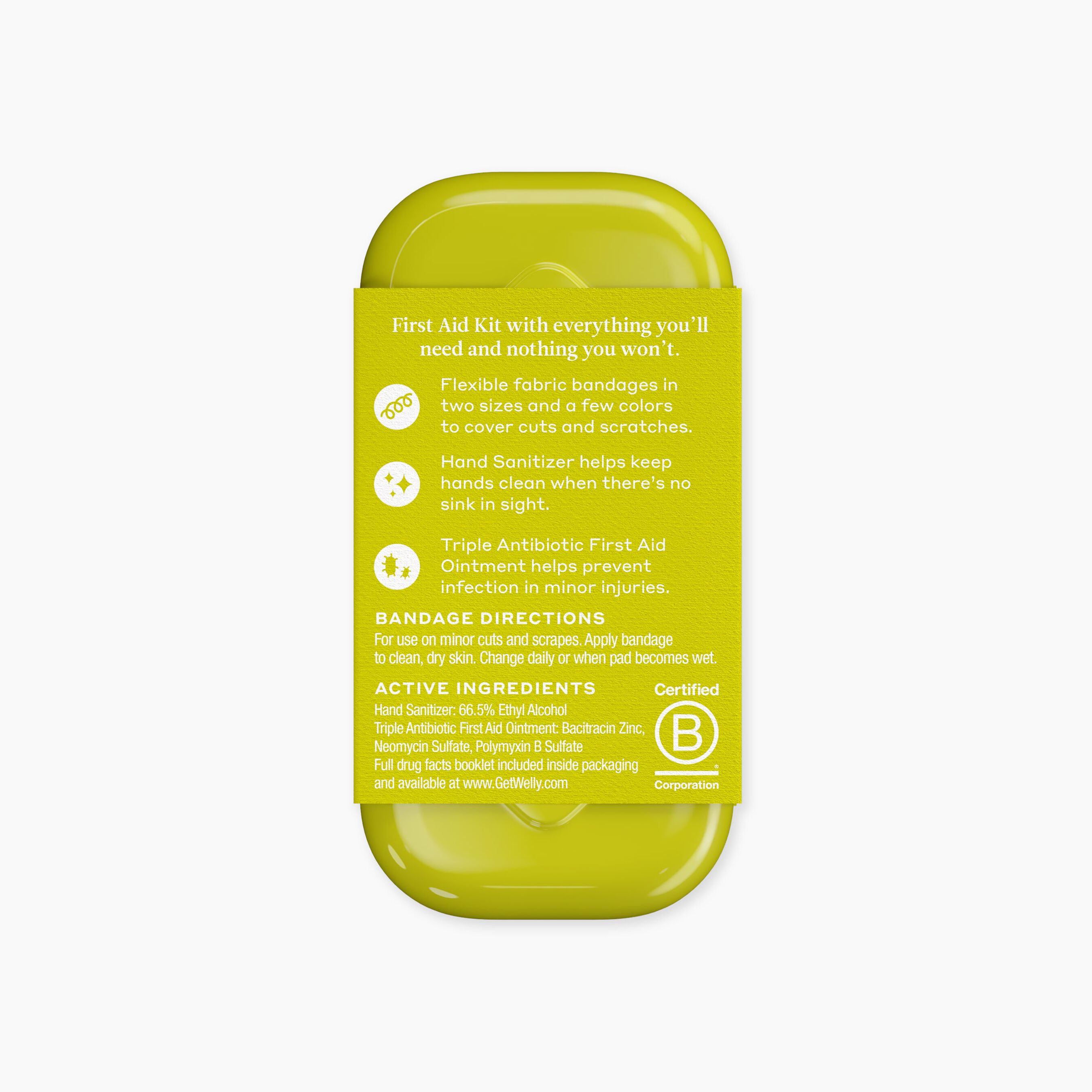 Welly Quick Fix Kit First Aid Travel Kit 24 ct.