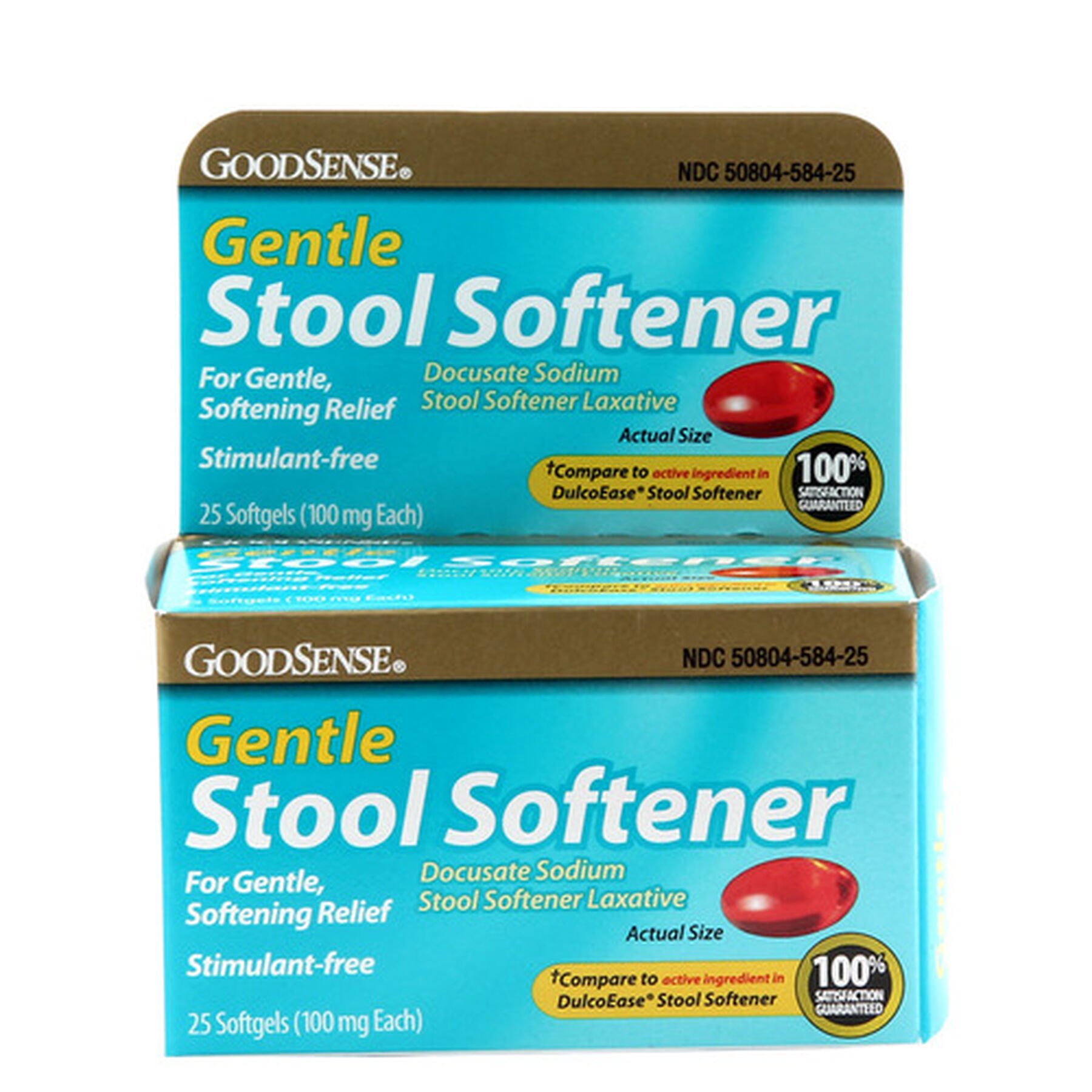 GoodSense® Gentle Stool Softener 100 MG Softgels, 25 ct