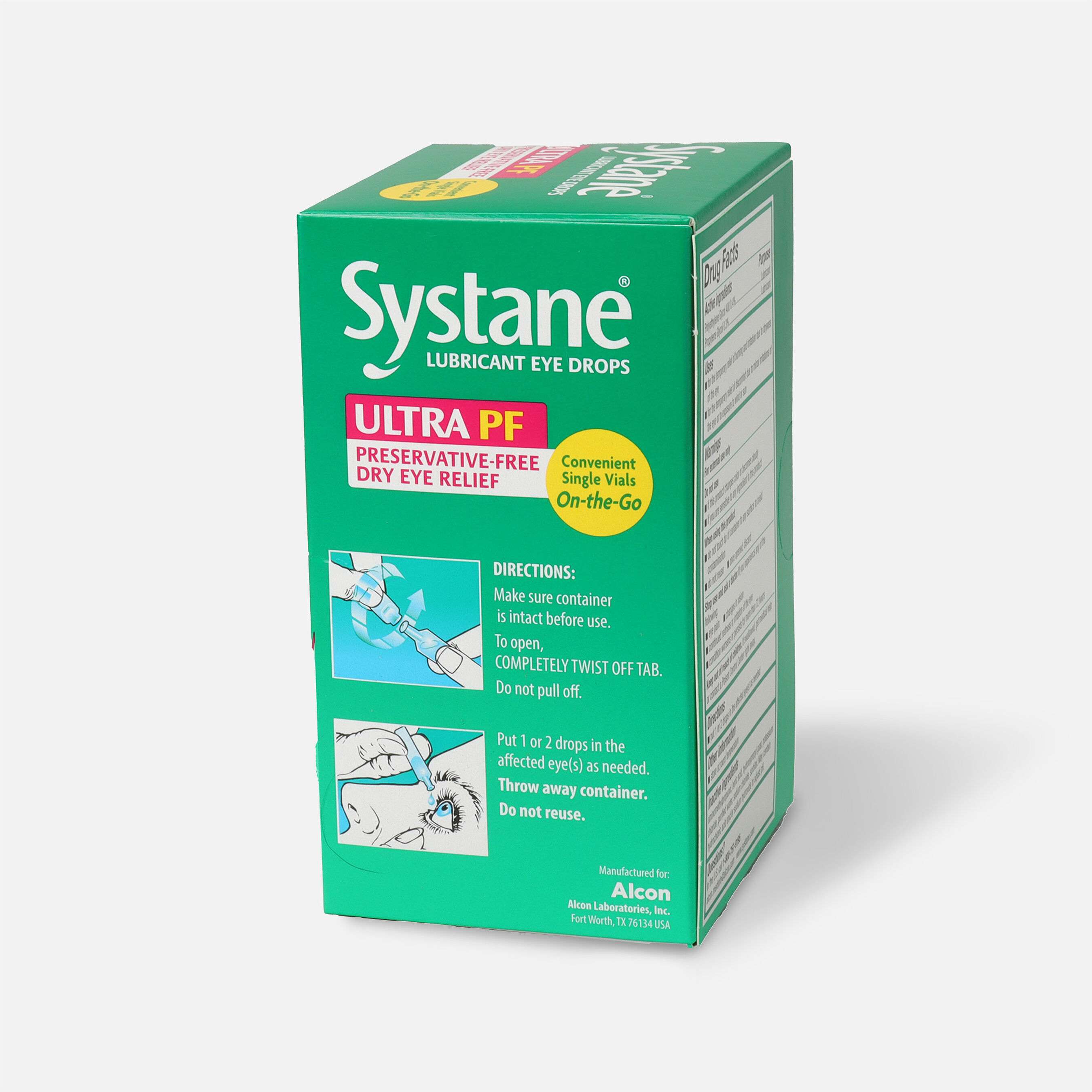 Systane Ultra Preservative Free Lubricant Eye Drops, 60 ct.